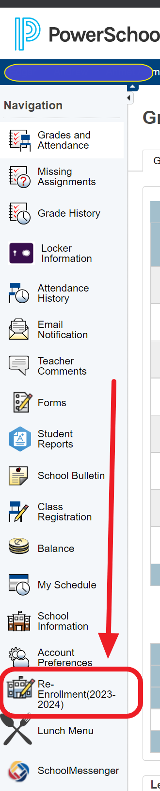 Power School Parent/Student Registration Log In